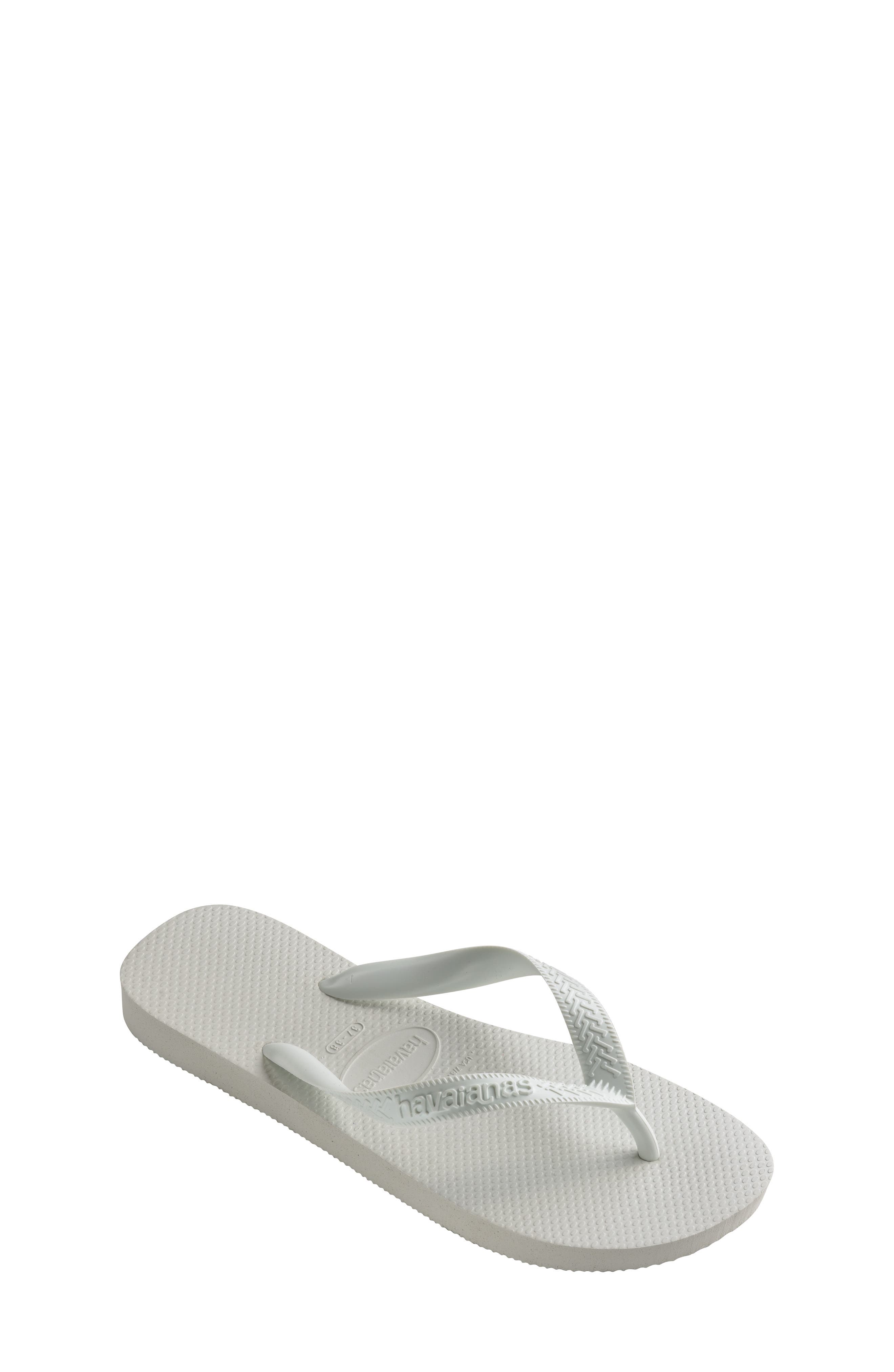 Kids' Top Flip Flop, Alternate, color, WHITE
