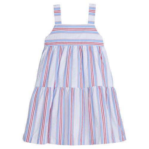 Little English Kids' Georgia Dress in Americana Stripe 