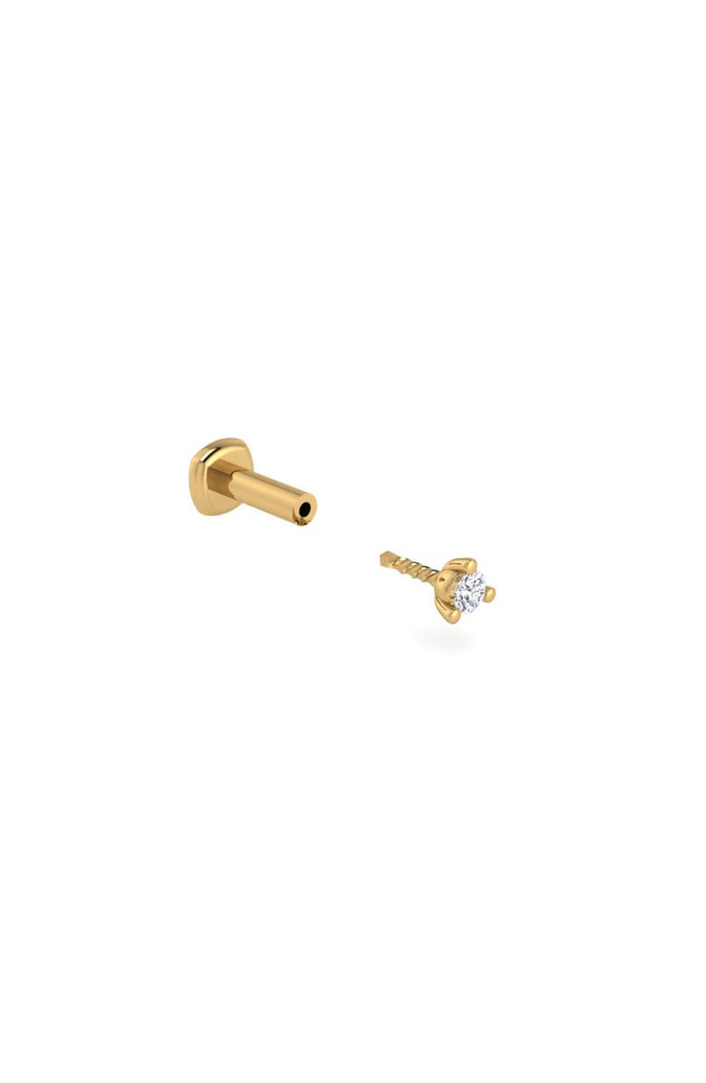 Seed2Stone You're-a-Stud Flat Back Stud, Alternate, color, Yellow Gold