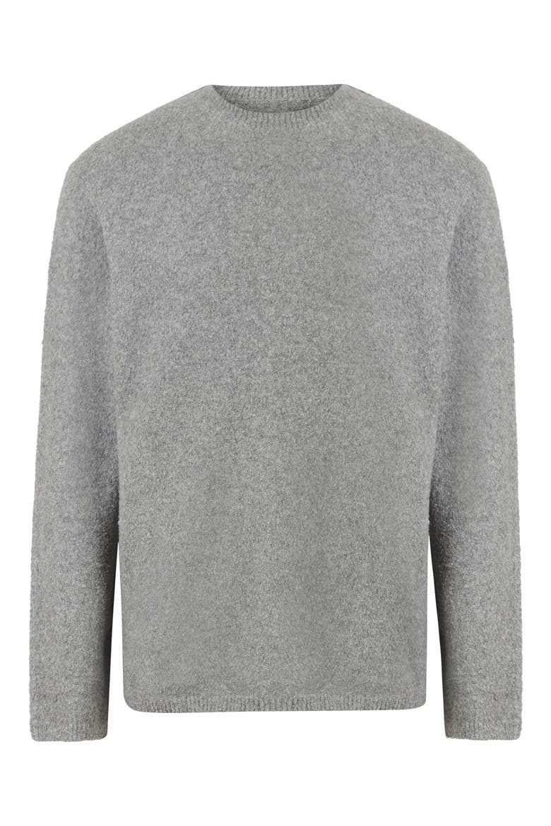Eamont Organic Cotton Blend Crewneck Sweater, Alternate, color, GREY MARL