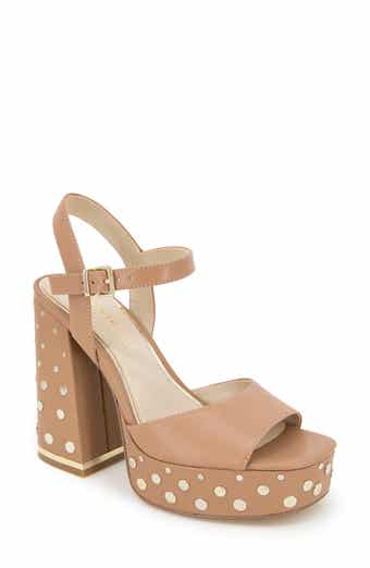 Kenneth Cole New York Dolly Stud Ankle Strap Platform Sandal