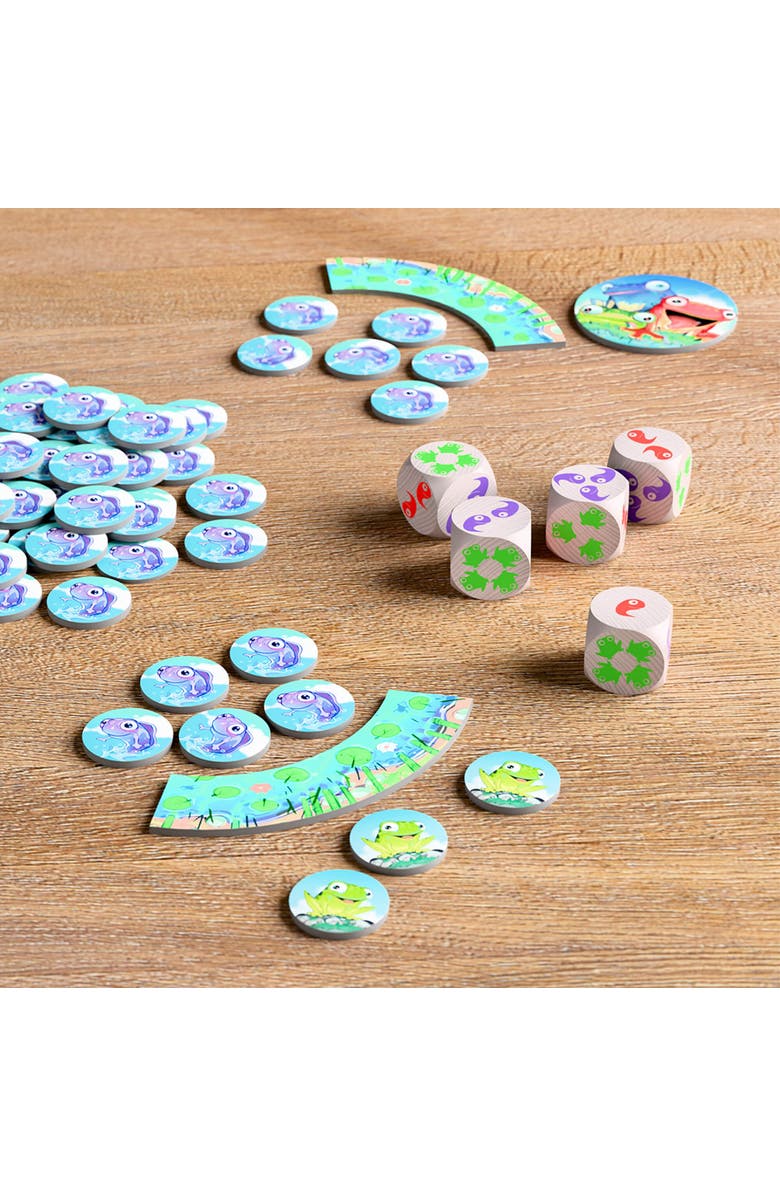 HABA Froggos Dice Game, Alternate, color, Yellow Multi