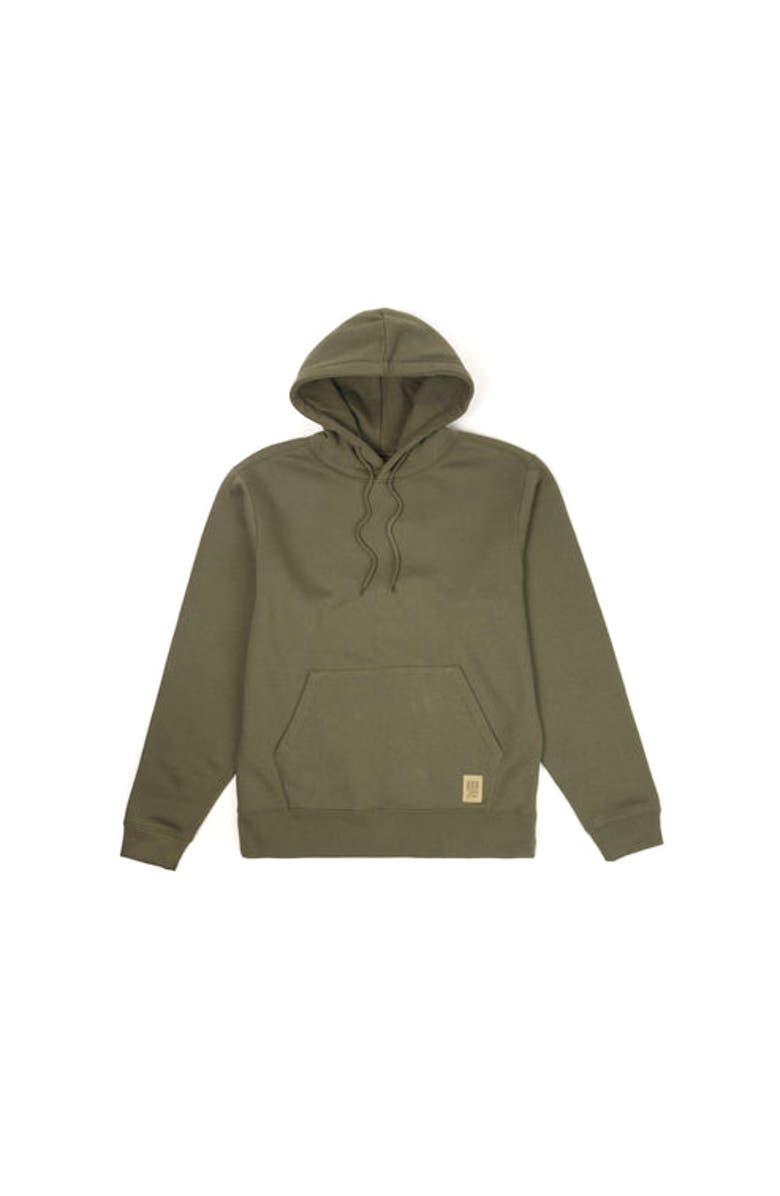 Topo Designs Alpine High Label Hoodie, Main, color, Beetle