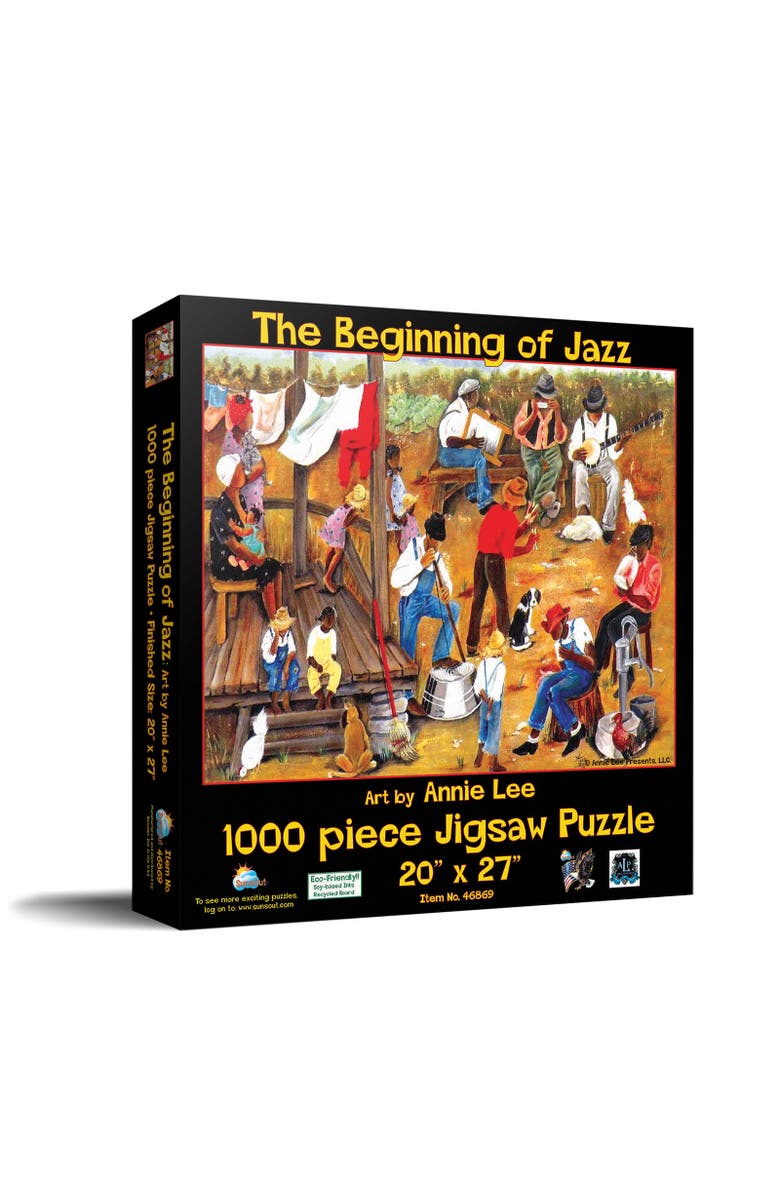 Sunsout The Beginning of Jazz 1000 piece Jigsaw Puzzle for Adults, Main, color, Multicolor