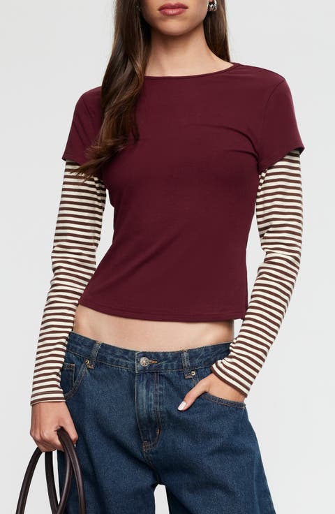 Bloom Layered Long Sleeve T-Shirt