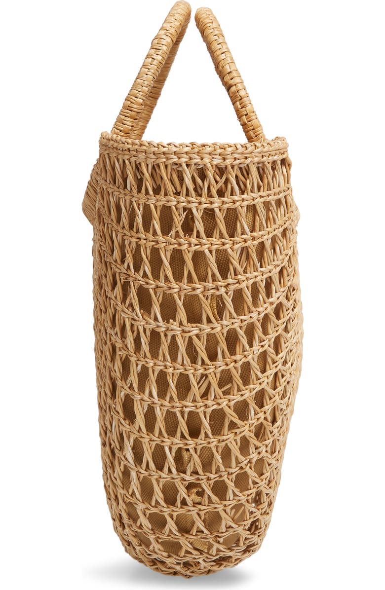 Malibu Skye Woven Straw Satchel, Alternate, color,