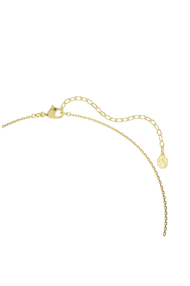 Minions® King Bob Crystal Pendant Necklace, Alternate, color, GOLD/ MULTI