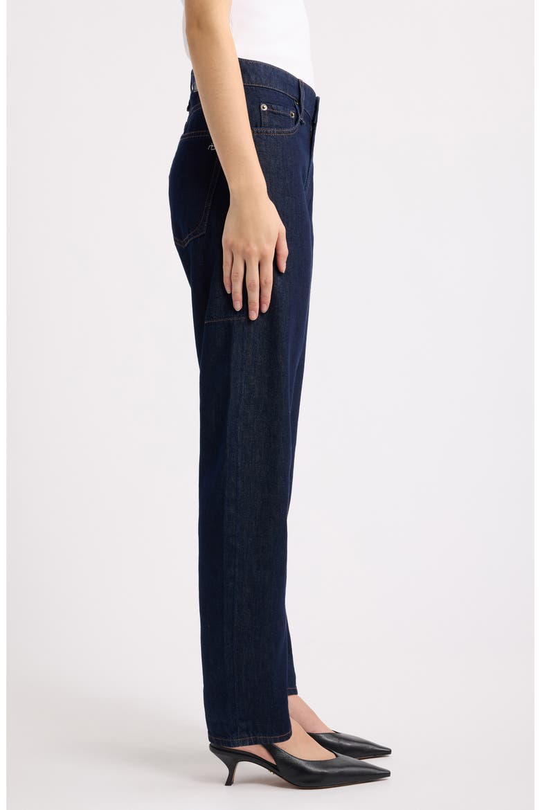 Stevie Slim Tapered Jeans, Alternate, color, DARK RINSE