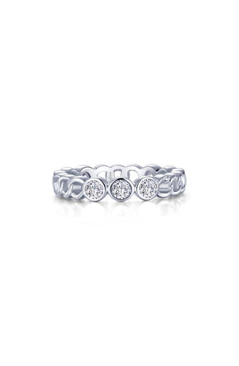 Simulated Diamond Eternity Ring