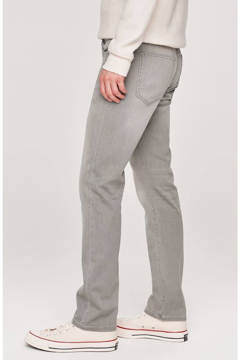 Russell DL Ultimate Knit Slim Straight Jeans, Alternate, color, WASHED GREY KNIT