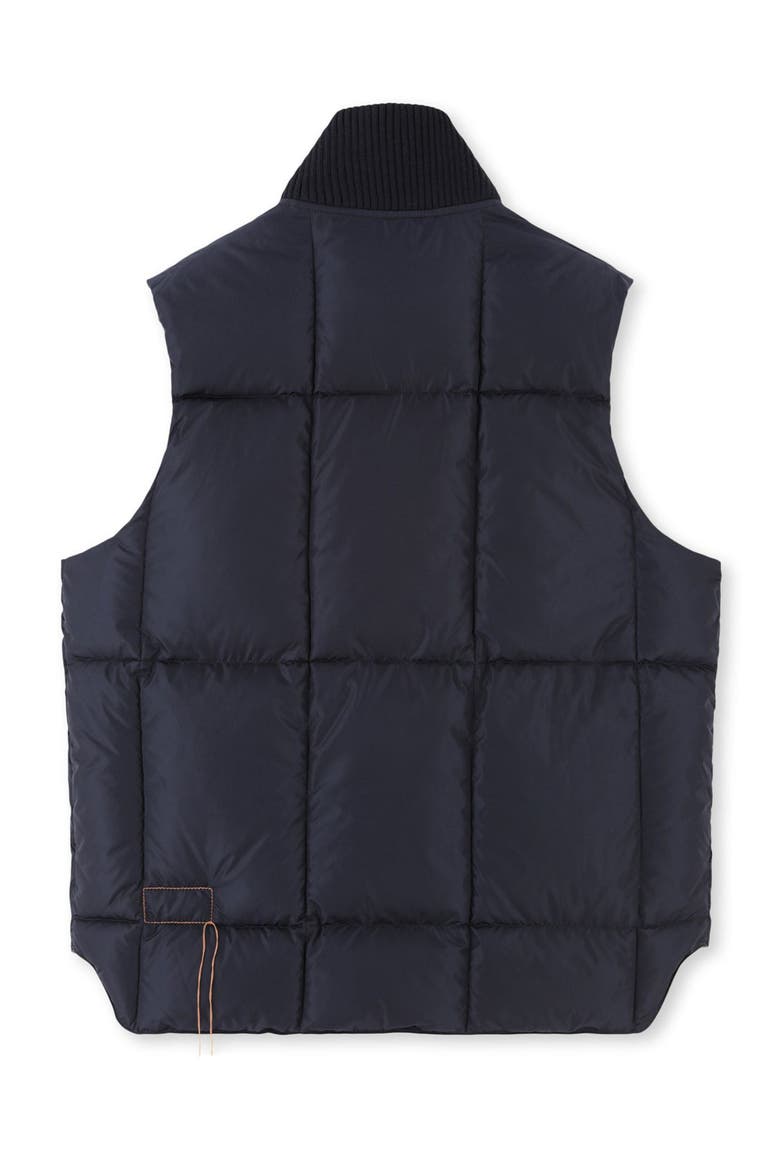 Yellow Down Vest, Alternate, color, Blue