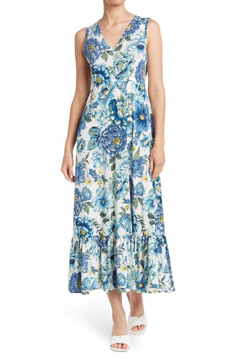 Alba Sleeveless Tiered Maxi Dress