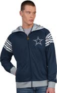 Pro Player Men's Pro Player Navy/Gray Dallas Cowboys Helmet Full-Zip Hooded Track Jacket