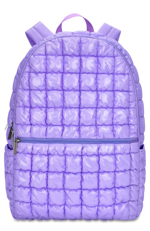Kids' Shiny Puffer Backpack