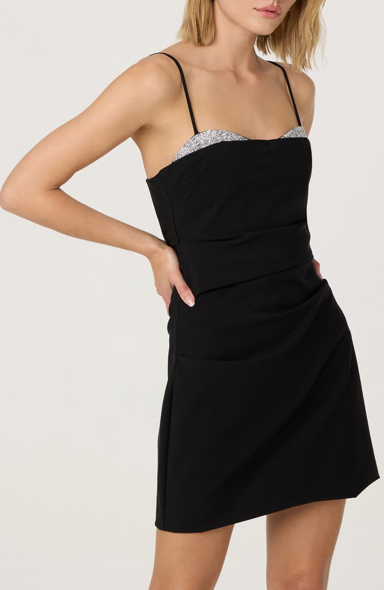 ASTR the Label Kalista Minidress, Alternate, color, Black