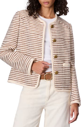 Mirabelle Cotton Blend Tweed Jacket