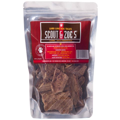 Lamb Lung , 3oz Dog Treats, Freeze Dried, Single Ingredient