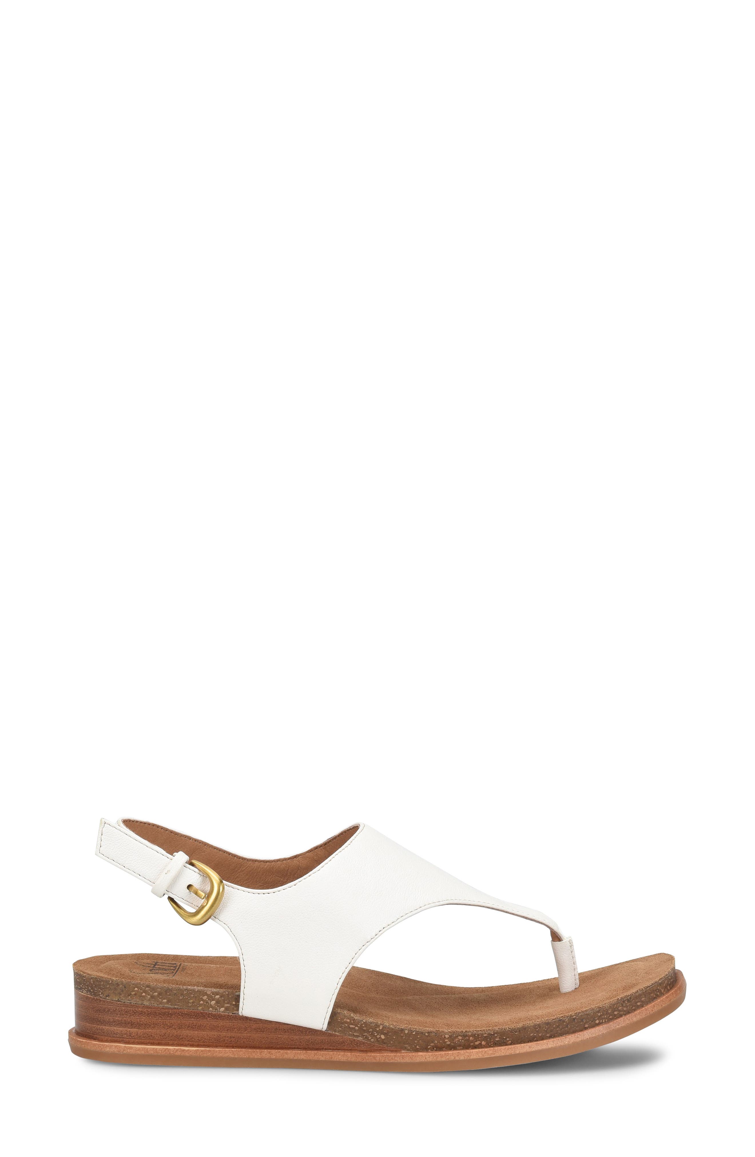 Söfft Penelope Slingback Wedge Sandal, Alternate, color, True White