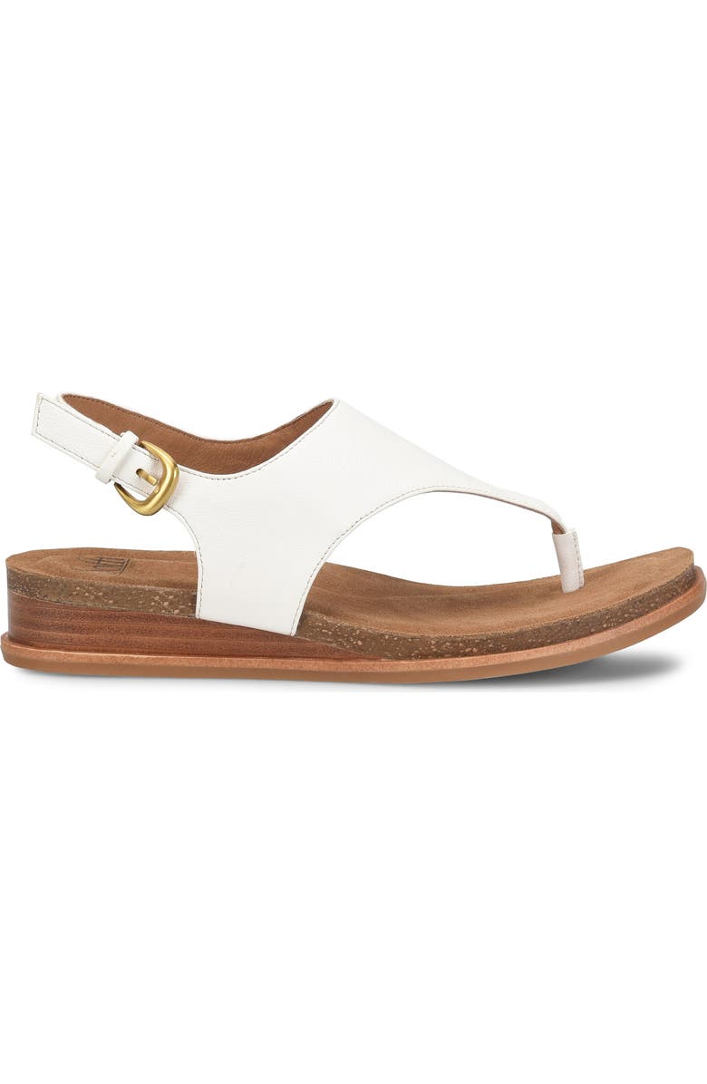 Söfft Penelope Slingback Wedge Sandal, Alternate, color, True White