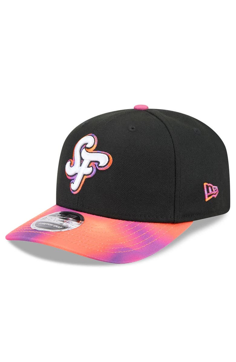 New Era Men's New Era Black/Orange San Francisco Giants 2025 City Connect 9SEVENTY Adjustable Hat, Main, color, Black