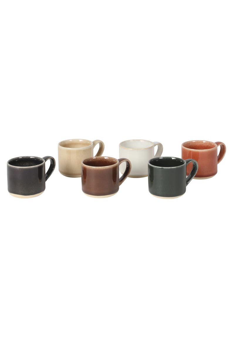 Espresso Whims Reactive Glaze Espresso Cup Set, Alternate, color, Assorted Colors