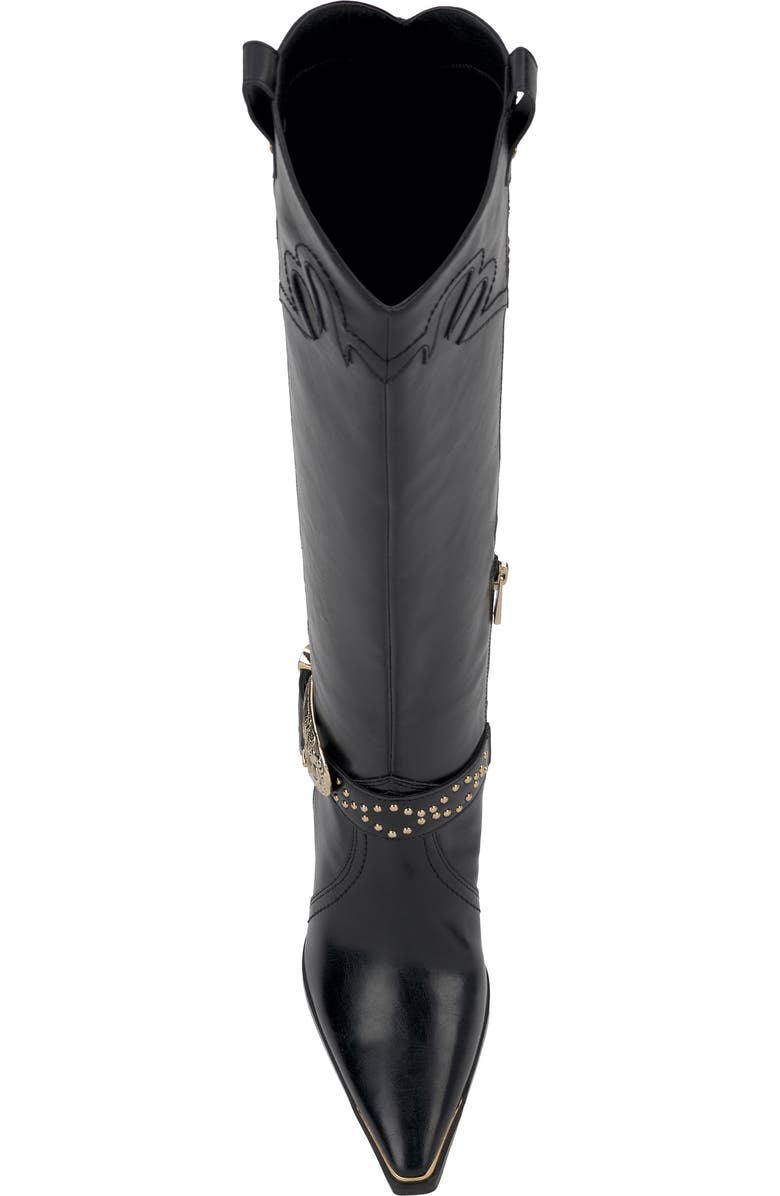 Jessica Simpson Kenzin Knee High Western Boot, Alternate, color, Black