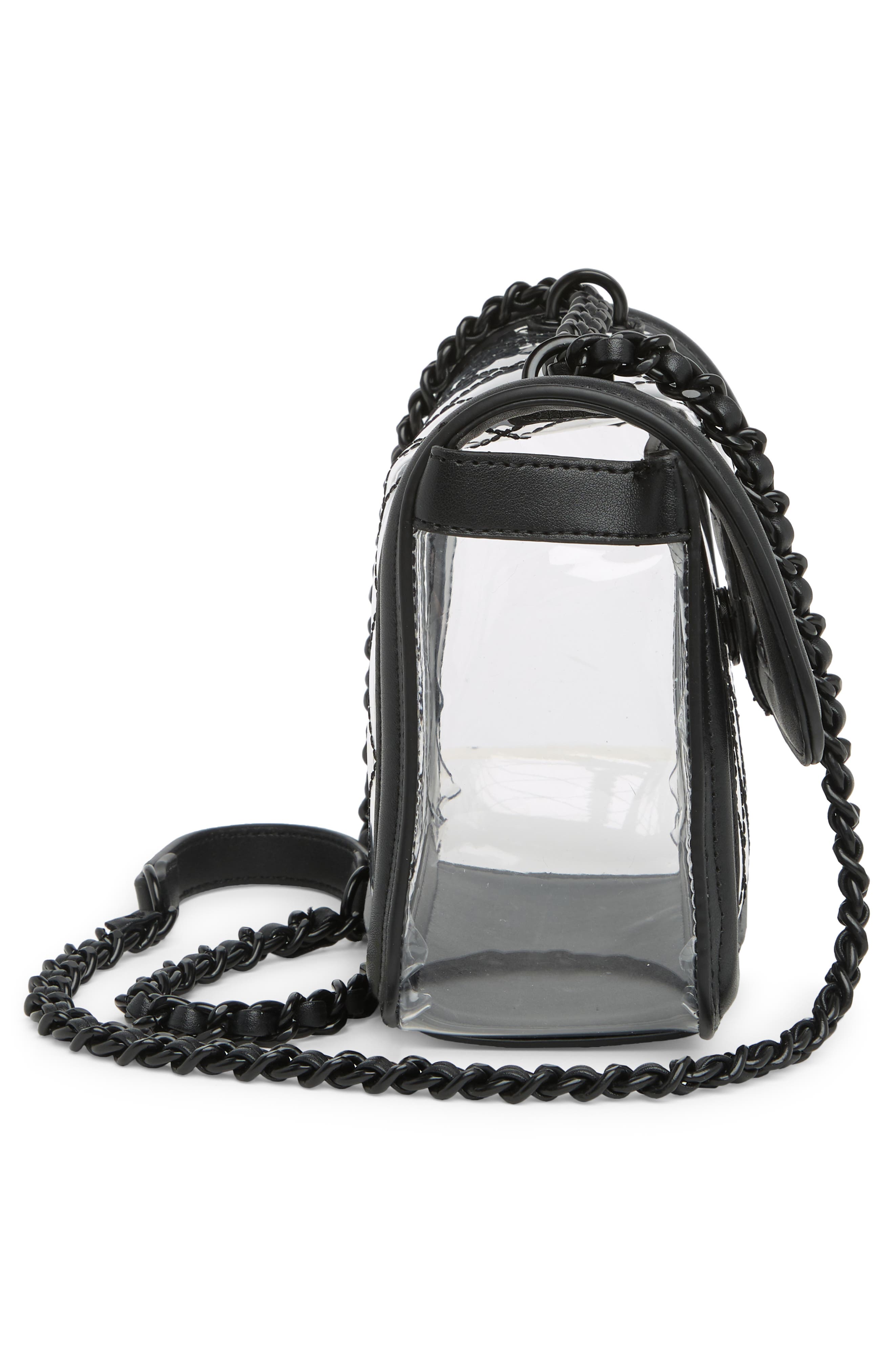Steve Madden Orchid Clear Crossbody Bag, Alternate, color, 