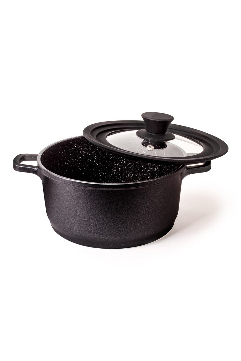 Eurocast 7-Piece Cookware Set, Alternate, color, BLACK
