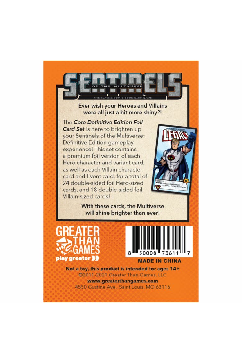 Sentinels Of The Multiverse Definitive Edition Foil Pack, Alternate, color, Multicolored