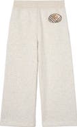 Burberry Check Knight Stamp Cotton Jogging Pants