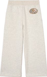 Burberry Check Knight Stamp Cotton Jogging Pants
