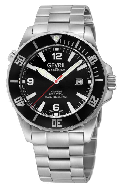 Canal Street Swiss Automatic Bracelet Watch, 46mm