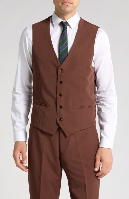 Braveman Classic Fit 3-piece Suit In Brown
