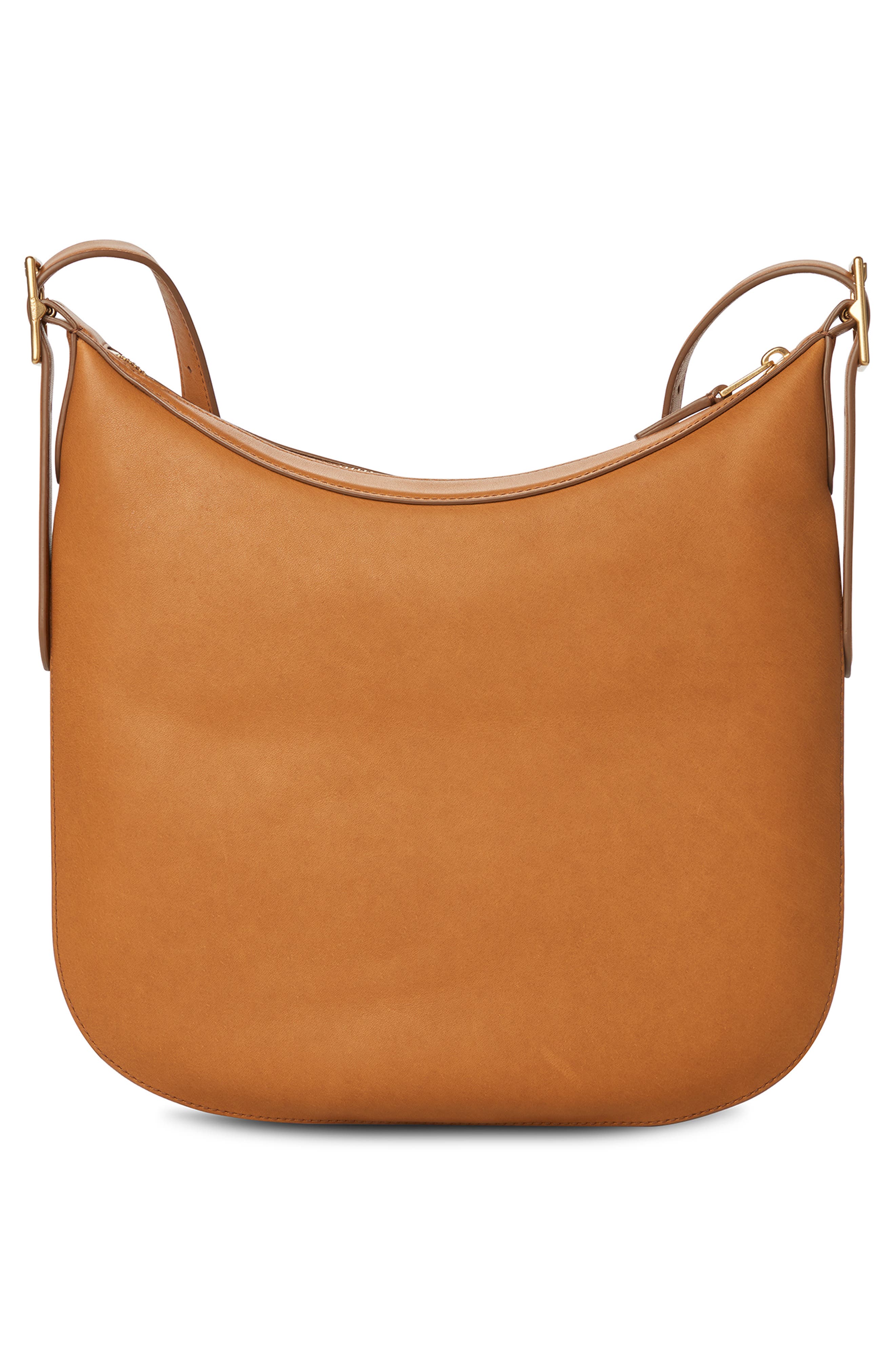 Shinola Medium Bixby Accordion Leather Crossbody Bag, Alternate, color, Tan