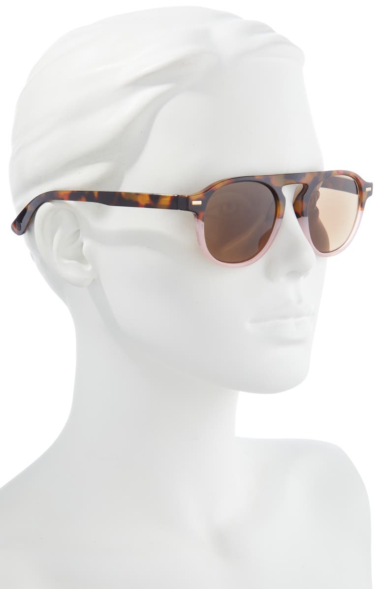 Peepers Neptune 50mm Polarized Reading Sunglasses, Alternate, color, Tortoise/ Pink