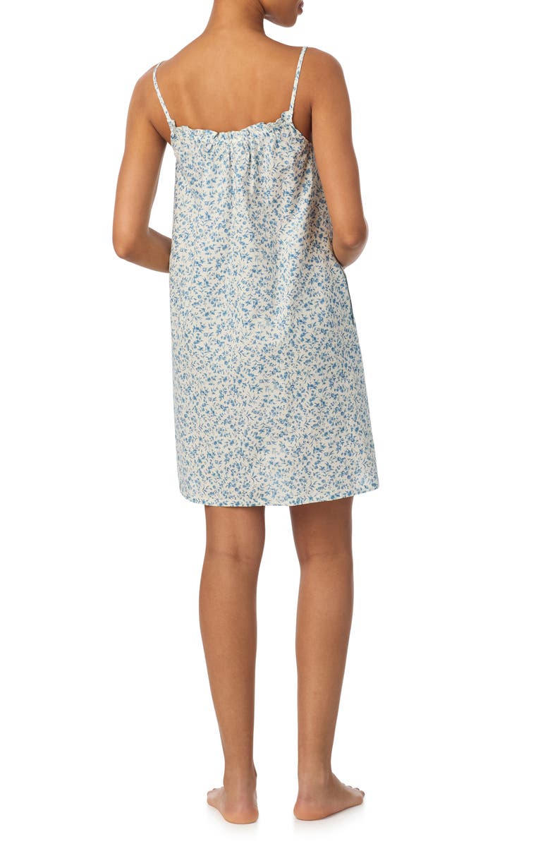 Lauren Ralph Lauren Print Tunnel Neck Sleeveless Nightgown, Alternate, color, 