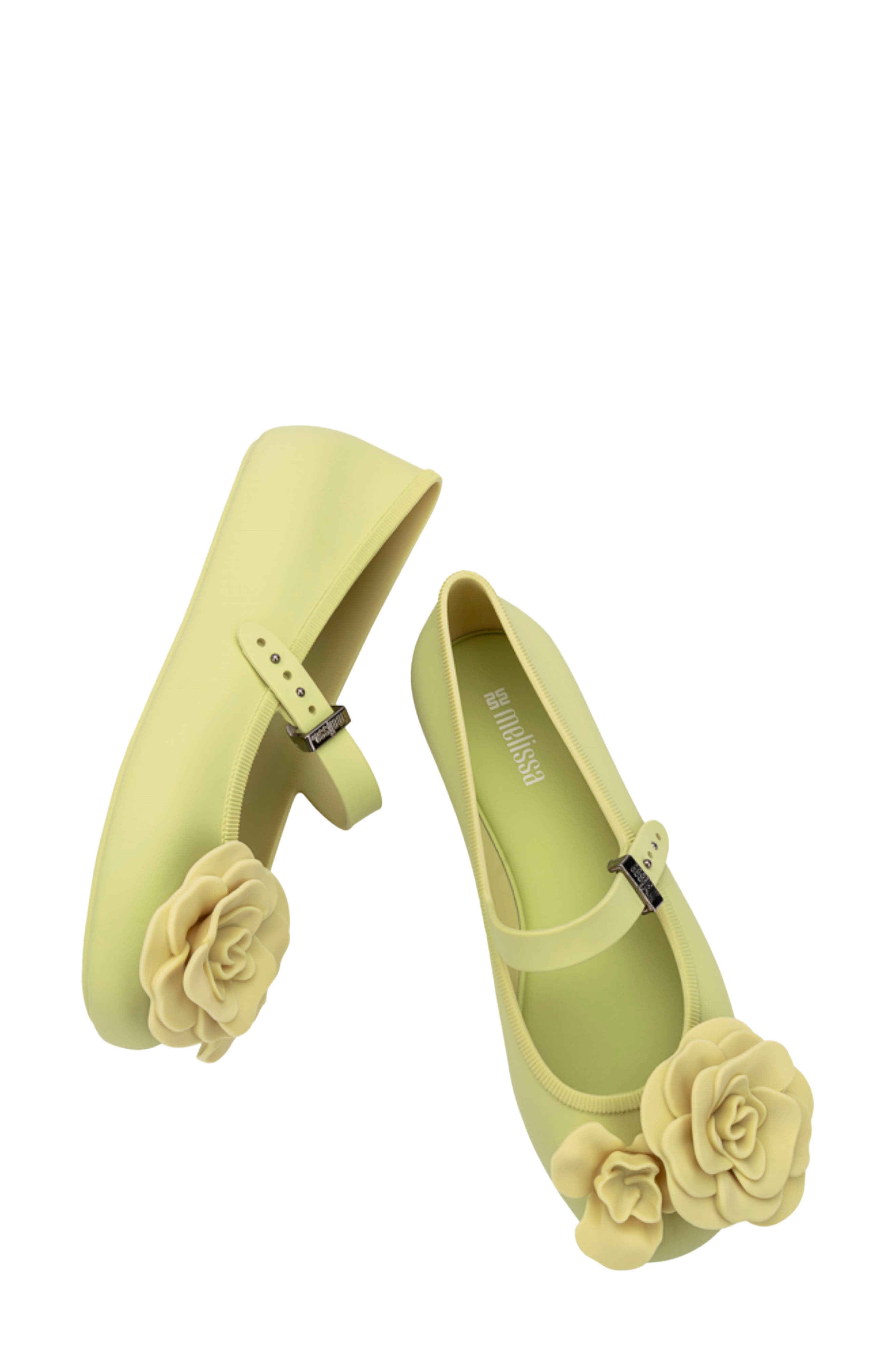 Soft Ballerina Petals Mary Jane Flat, Alternate, color, GREEN