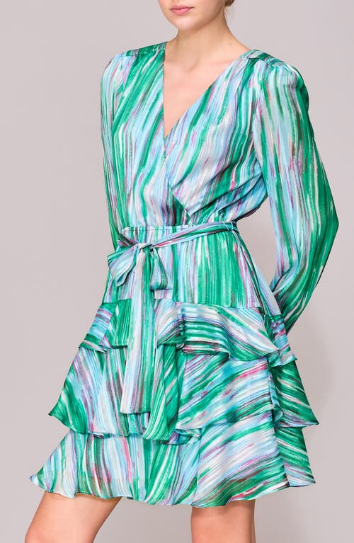 Melloday Long Sleeve Tiered Minidress