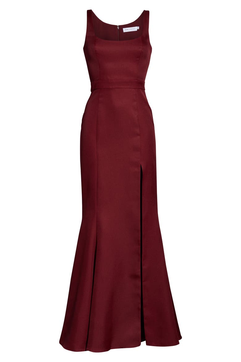 Selena Mermaid Gown, Alternate, color, WINE