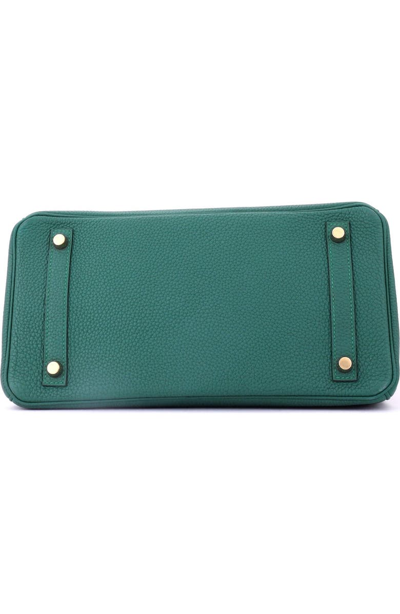 Pre-Owned Hermes Birkin Handbag Green Togo with Gold Hardware 30, Alternate, color, Malachite