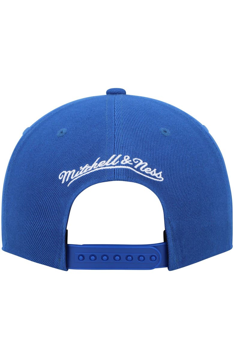 Mitchell & Ness Men's Mitchell & Ness Blue Washington Wizards Hardwood Classics Snapback Hat, Alternate, color,