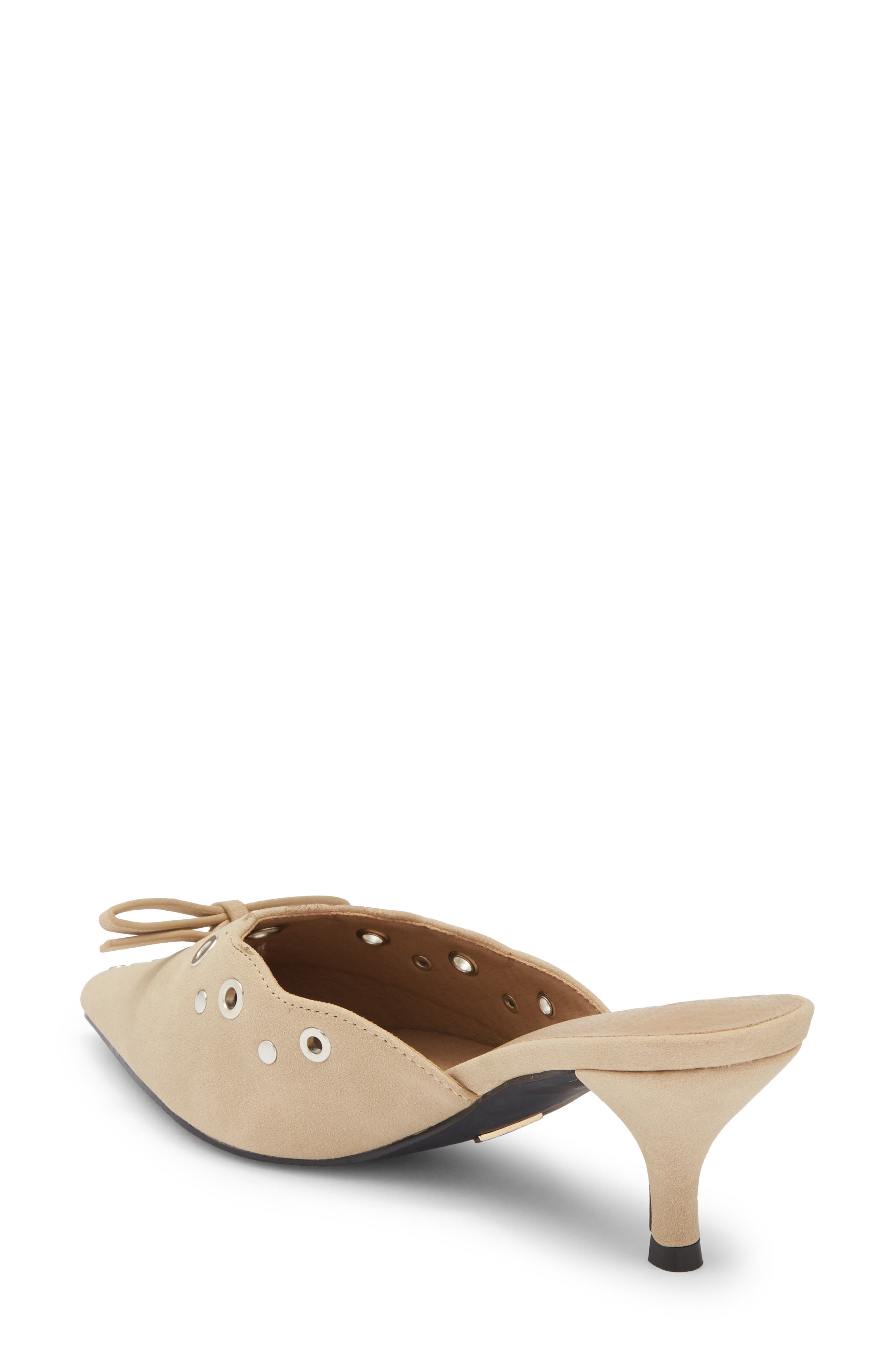 Elio Kitten Heel Pump, Alternate, color, LIGHT TAUPE SUEDE