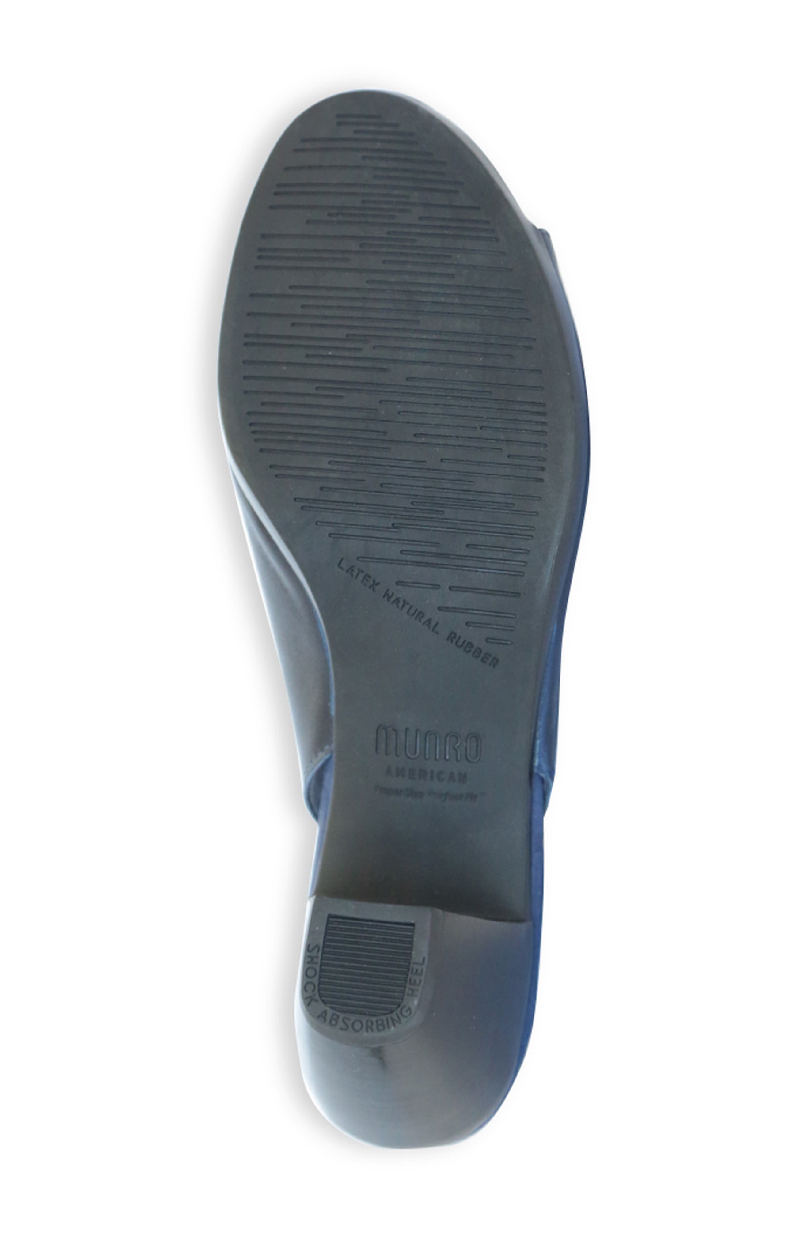 Rochelle Slingback Sandal, Alternate, color, NAVY LEATHER