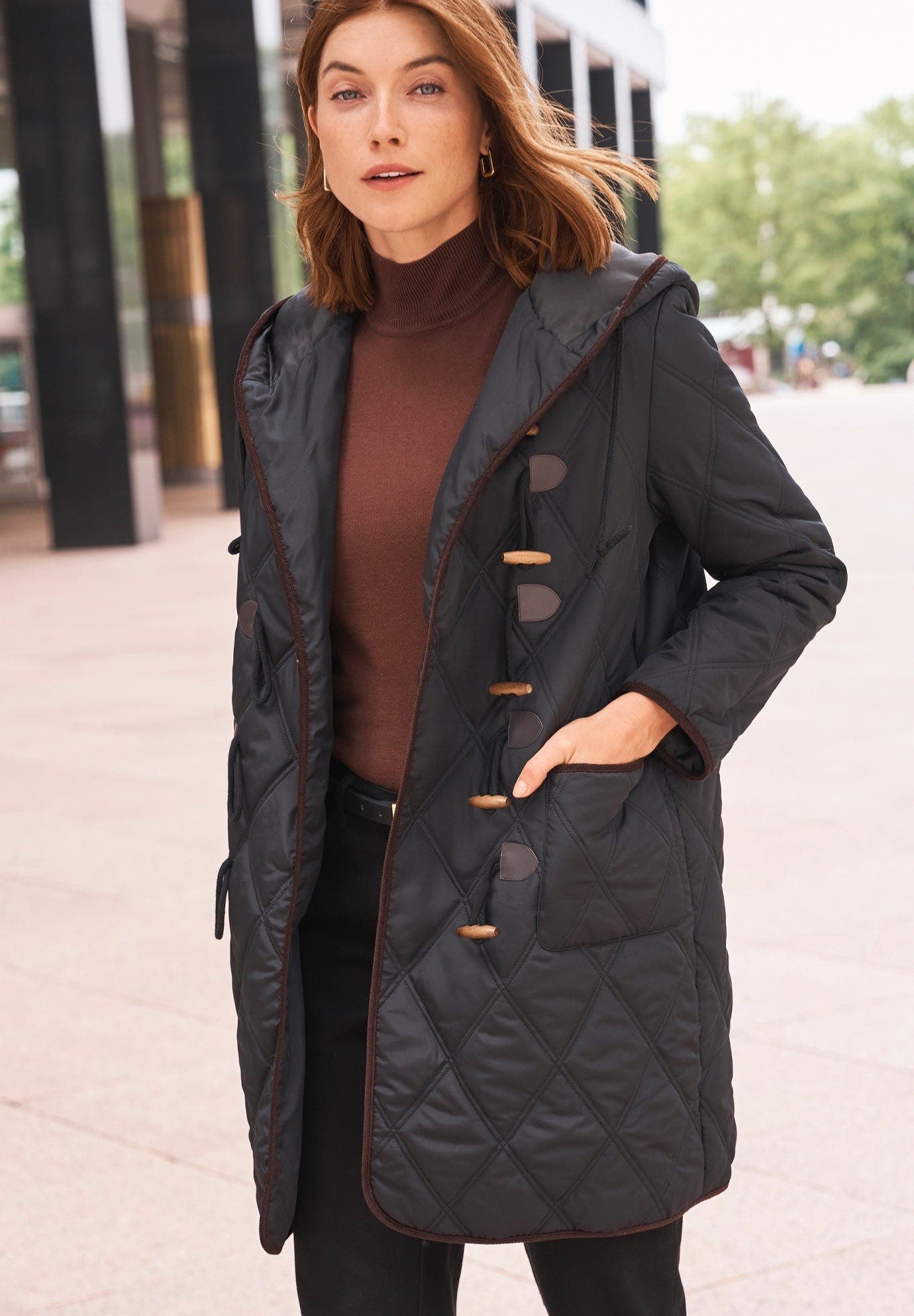 Quilted Toggle Jacket - image 2