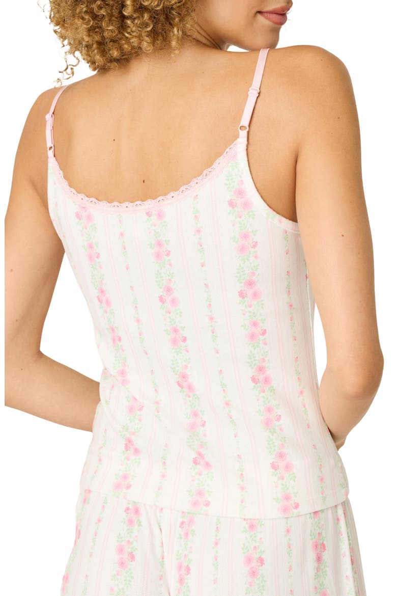Roses Are Pink Double Brushed Pointelle Camisole, Alternate, color, IVORY