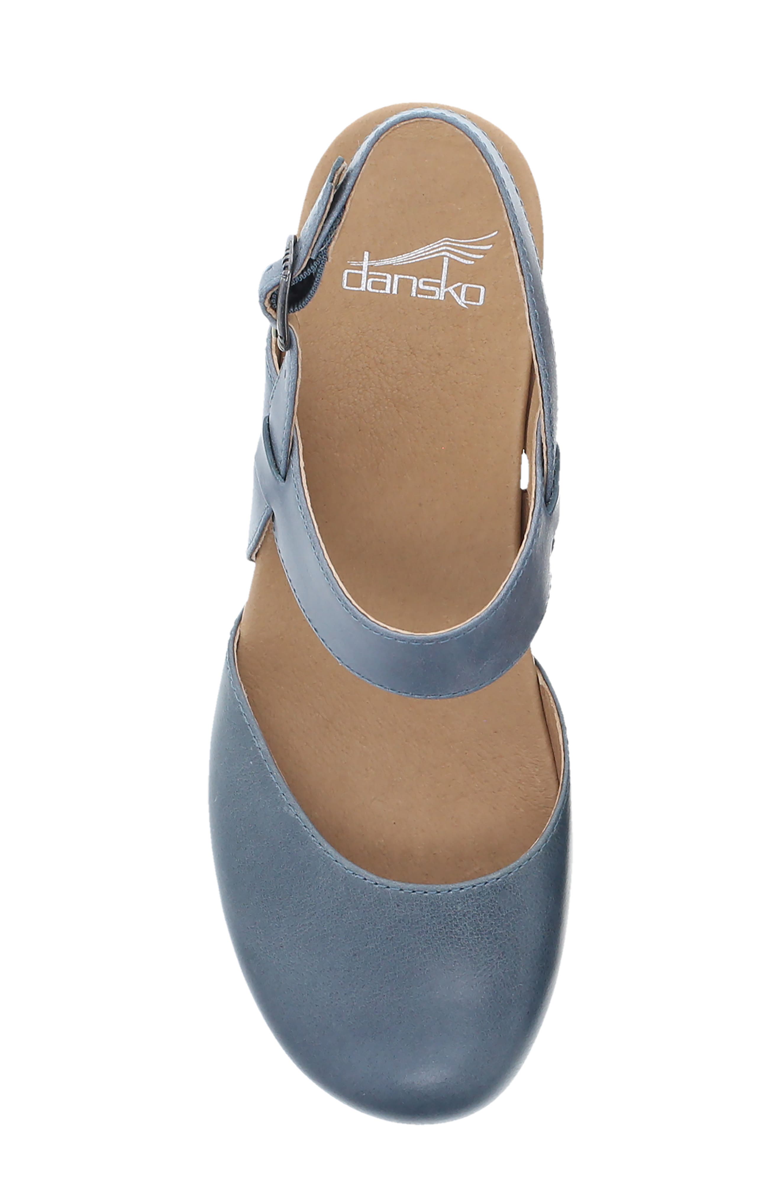 Taci Slingback Clog Sandal, Alternate, color, DENIM LEATHER