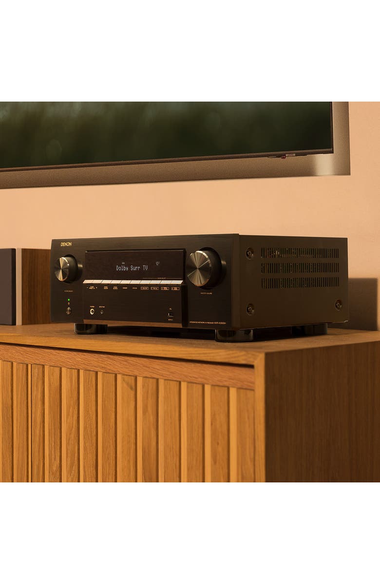 Denon AVR-X2900H 7.2 Channel 8K Home Theater Receiver with Dolby Atmos & HEOS Built-In, Alternate, color, Black
