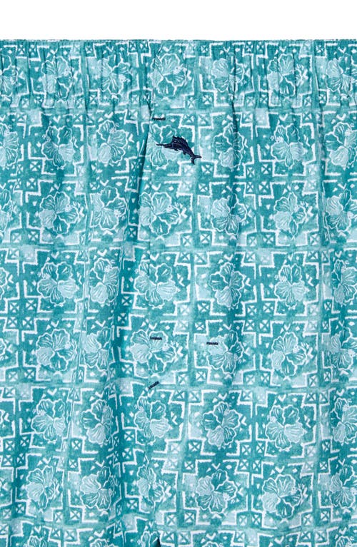 Tommy Bahama Print Boxer Shorts In Green