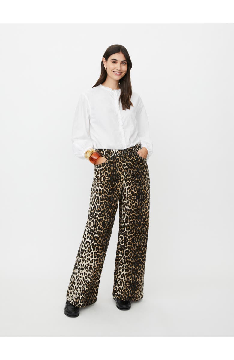 Masai Copenhagen MaPassang Leopard Print Jeans, Alternate, color, Otter