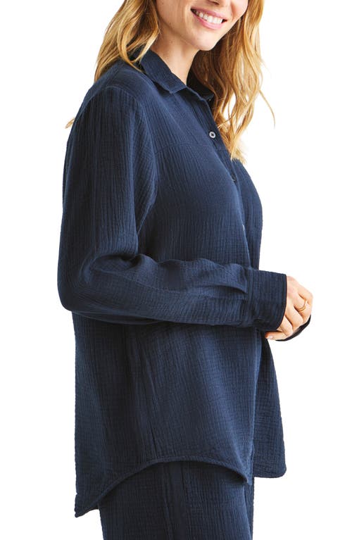 Splendid Kit Cotton Button-up Blouse